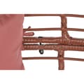 Miniatyrbilde 6 av 7: Hagesofa DKD Home Decor 90 x 65 x 151 cm Metall Terrakotta syntetisk rotting