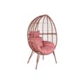 Miniatyrbilde 1 av 7: Hagesofa DKD Home Decor 90 x 65 x 151 cm Metall Terrakotta syntetisk rotting