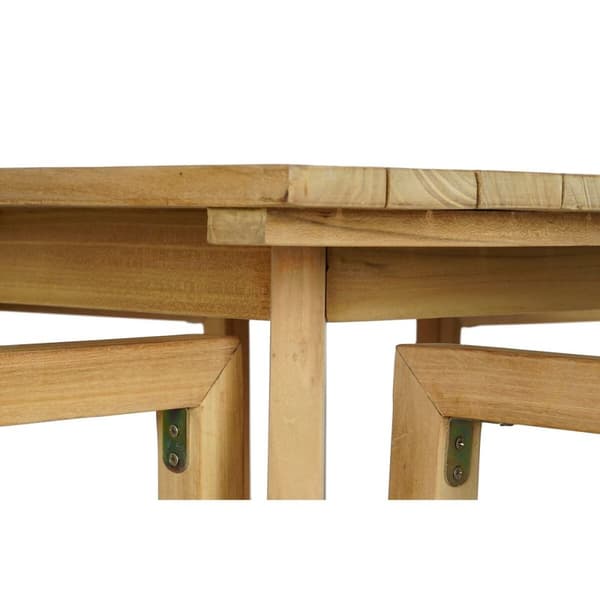 Bordsett med 4 stoler DKD Home Decor 90 x 90 x 75 cm
