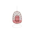 Miniatyrbilde 2 av 8: Hengestol for hage DKD Home Decor Hvit Terrakotta Aluminium Stål syntetisk rotting 94 x 100 x 196 cm