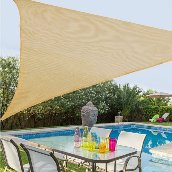Skyggeseil Vela sombreo Hvit 3 x 3 m 300 x 300 x 0,5 cm Markise
