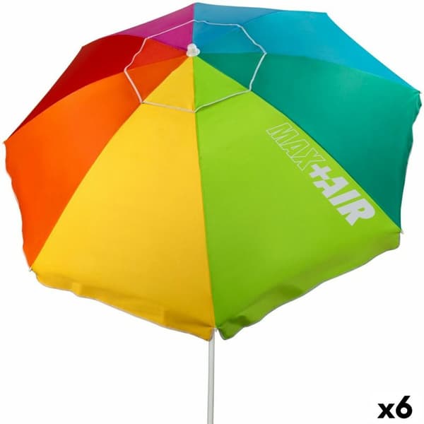 Aurinkovarjo Aktive Flerfarget Stål 220 x 215 x 220 cm (6 enheter)