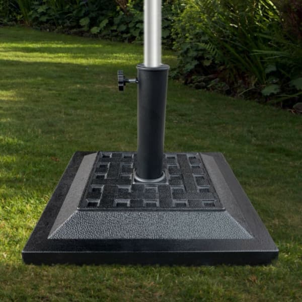 Base for parasoll Aktive 44 x 33 x 44 cm Svart Plast