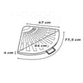 Miniatyrbilde 2 av 2: Base for parasoll Aktive Svart Aluminium Polyresin 47 x 4 x 64 cm 1 Deler