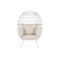 Miniatyrbilde 6 av 6: Hagesofa DKD Home Decor Hvit Metall syntetisk rotting 99 x 71 x 147 cm