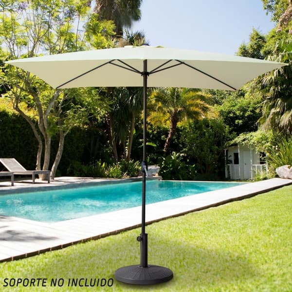 Aurinkovarjo Aktive 300 x 245 x 200 cm Aluminium Krem