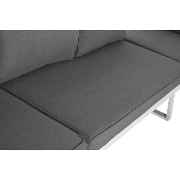 Hagemøbler Home ESPRIT Grå 130 x 68 x 65 cm 190 x 70 x 65 cm 198 x 68 x 65 cm