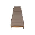Miniatyrbilde 2 av 7: Aurinkotuoli Home ESPRIT Brun Beige 191 x 54 x 61 cm
