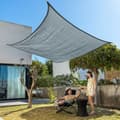 Miniatyrbilde 3 av 11: Rektangulær skygge-markiseduk Shazail InnovaGoods 2 x 3 m - Grå