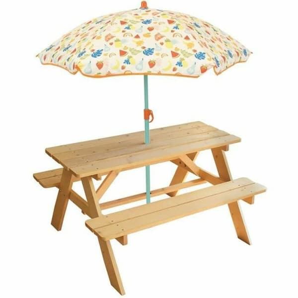 Piknikkbord Fun House Fruity's 53 x 95 x 75 cm Aurinkovarjo