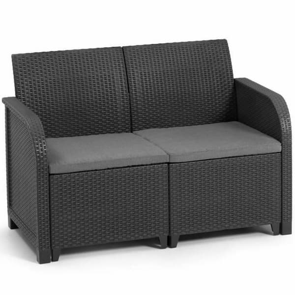 Hagesofa Allibert by KETER Sanremo Grafitt
