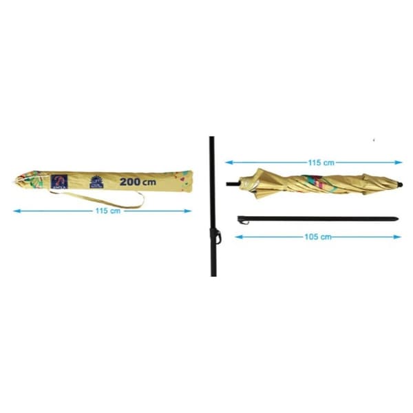 Aurinkovarjo Gul 200 cm UPF 50+