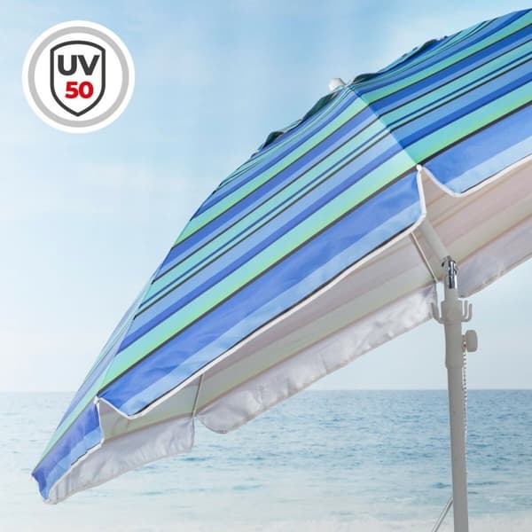 Aurinkovarjo Aktive Stål Oxford stoff 210 x 205 x 210 cm