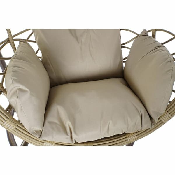 Hängande trädgårdsfåtölj DKD Home Decor Brun Beige Ljusbrun Aluminium syntetisk rattan 90 x 70 x 110 cm 100 x 70 x 125 cm (100 x