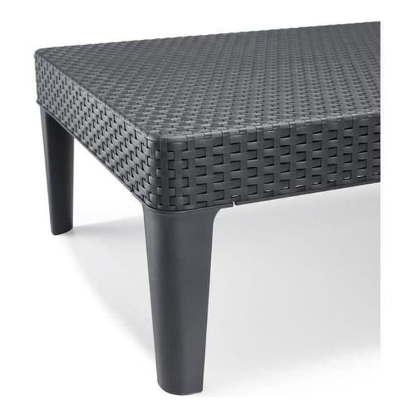 Šezlongas Allibert Jaipur Tumman harmaa 187 x 58 x 29 cm