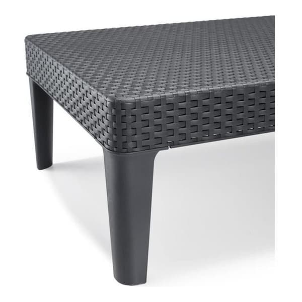 Šezlongas Allibert Jaipur Tumman harmaa 187 x 58 x 29 cm