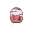 Miniatyrbild 8 av 8: Trädgårdssoffa DKD Home Decor 99 x 71 x 147 cm Metall Terrakota n syntetisk rattan Vit