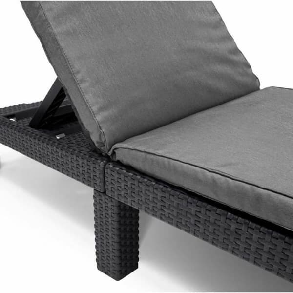 Šezlongas Allibert by KETER Daytona De Luxe 187 x 58 x 29 cm Harmaa