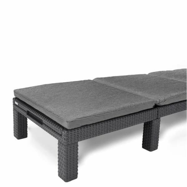 Šezlongas Allibert by KETER Daytona De Luxe 187 x 58 x 29 cm Harmaa