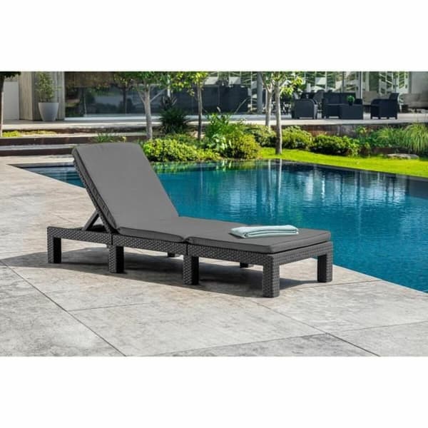 Šezlongas Allibert by KETER Daytona De Luxe 187 x 58 x 29 cm Harmaa