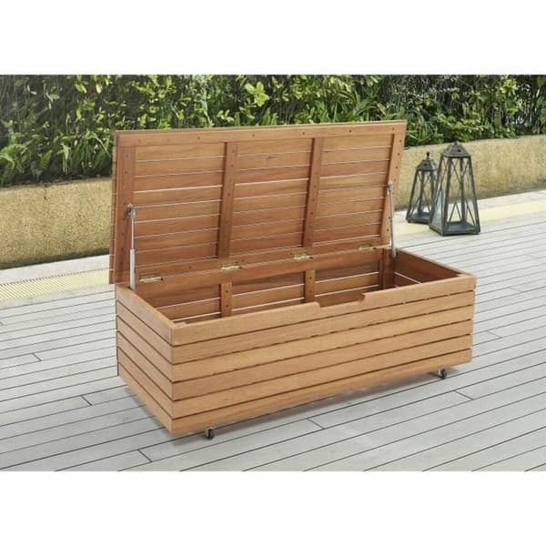 Kista Eukalyptus trä 48,5 x 109,5 x 37 cm