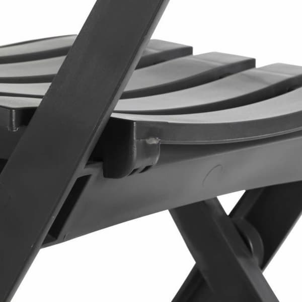 Vrtni stol Antracit 42 x 50 x 80 cm