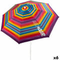 Miniatyrbild 1 av 3: Napernyő Aktive Multicolour Oxford Stål Oxford-tyg 200 x 200 x 200 cm (6 antal)