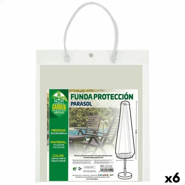 Fodral till Parasoll Aktive 35 x 190 x 1 cm (6 antal)