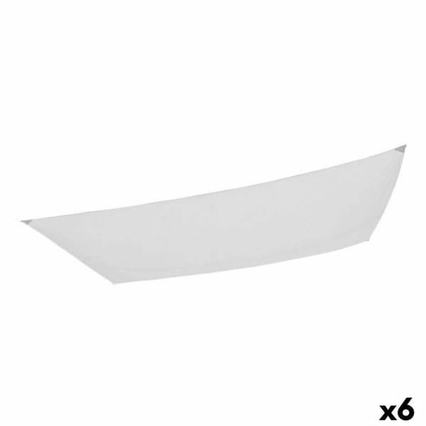Skugga segel Aktive Rektangulär Vit 200 x 0,5 x 300 cm (6 antal)