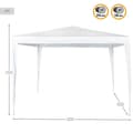 Miniatyrbillede 3 af 3: Gazebo Aktive 300 x 250 x 300 cm Hvid Plastik