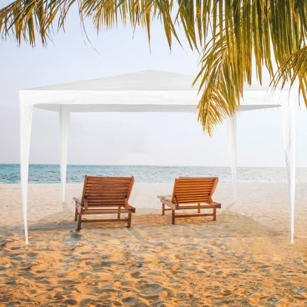 Gazebo Aktive 300 x 250 x 300 cm Hvid Plastik