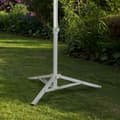 Miniatyrbillede 4 af 4: Fod for strandparasol Aktive Hvid Metal 61 x 49,5 x 61 cm (6 enheder)