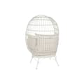 Miniatyrbillede 5 af 6: have DKD Home Decor Hvid Metal syntetisk spanskrør 99 x 71 x 147 cm
