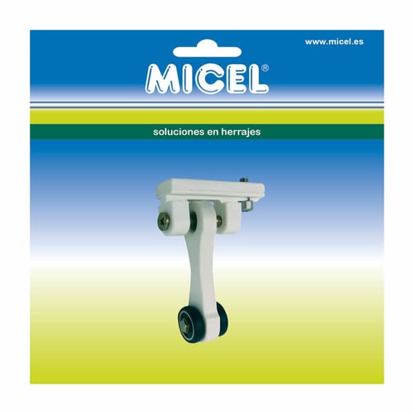 Remskive til pergola Micel TLD21 Nylon 65 x 18,5 x 90 mm Løber Hvid
