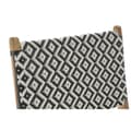 Pikkukuva 3 / 8: Sodo krėslas DKD Home Decor Valkoinen Musta Luonnollinen PVC Tiikki 65 x 80 x 68 cm