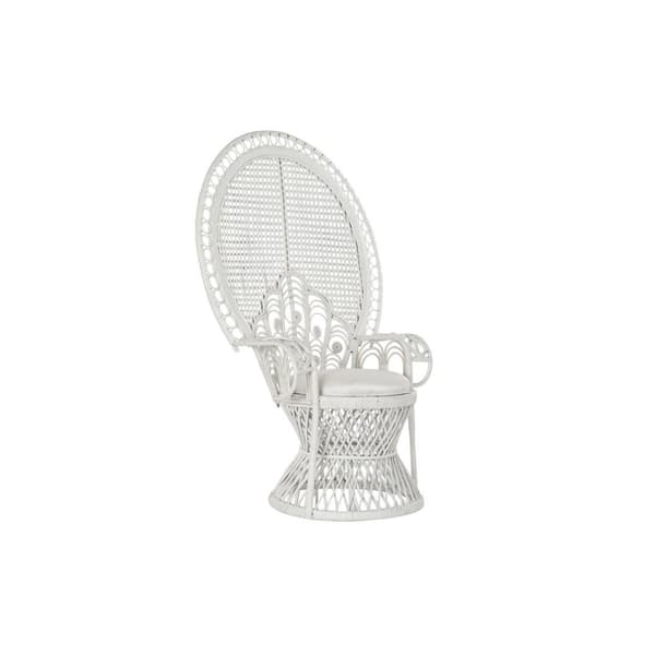 Puutarhasohva DKD Home Decor Valkoinen Polyesteri Metalli 30 x 40 cm 96 x 66 x 145 cm 96 x 66 x 140 cm