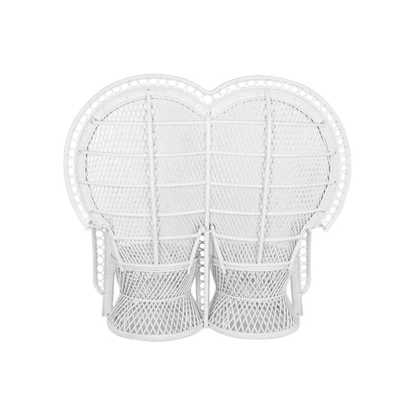 Puutarhasohva DKD Home Decor Valkoinen 188 x 50 x 140 cm 154 x 70 x 144 cm 15700 x 68 x 145,5 cm
