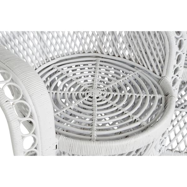 Puutarhasohva DKD Home Decor Valkoinen 188 x 50 x 140 cm 154 x 70 x 144 cm 15700 x 68 x 145,5 cm