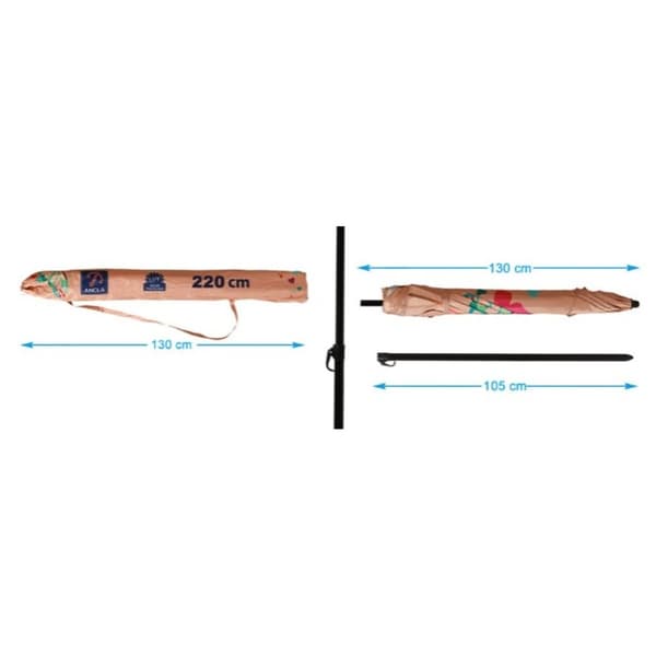 Skėtis nuo saulės Pinkki 220 cm UPF 50+