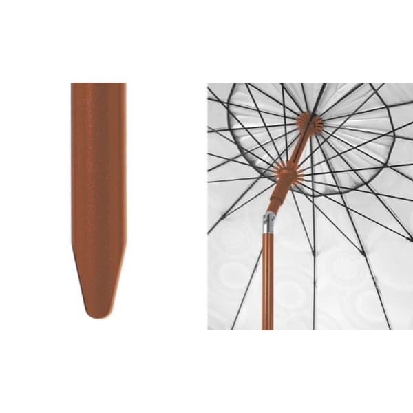 Skėtis nuo saulės Beige 220 cm UPF 50+
