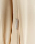Miniatyrbilde 7 av 8: Parasoll Beige Hvit Polyesterstoff Aluminiumsstang ø 245 cm Moderne design Hagemøbler Solskjerming