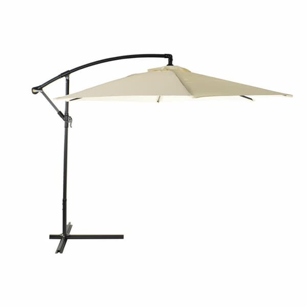 Aurinkovarjo DKD Home Decor Beige Polyester Stål (300 x 300 x 250 cm)