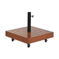 Miniatyrbilde 1 av 4: Base for parasoll DKD Home Decor Naturell Svart Metall Granitt Betong (48 x 48 x 39 cm)