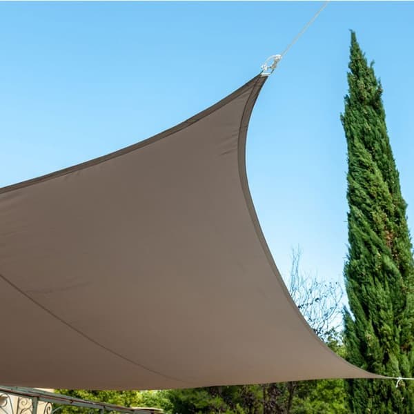 Taupe shade segel WERKA PRO 5 x 5 m
