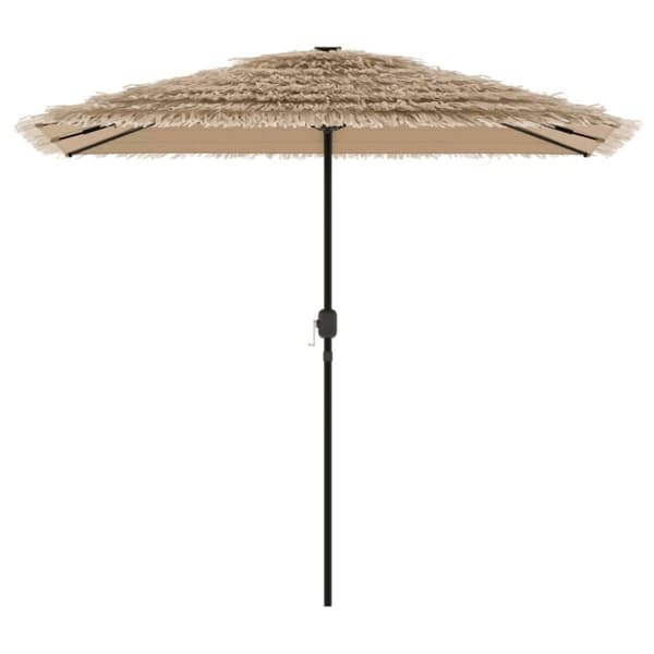 vidaXL Puutarhavarjo LED-valot ja terästanko ruskea 248x248x248 cm