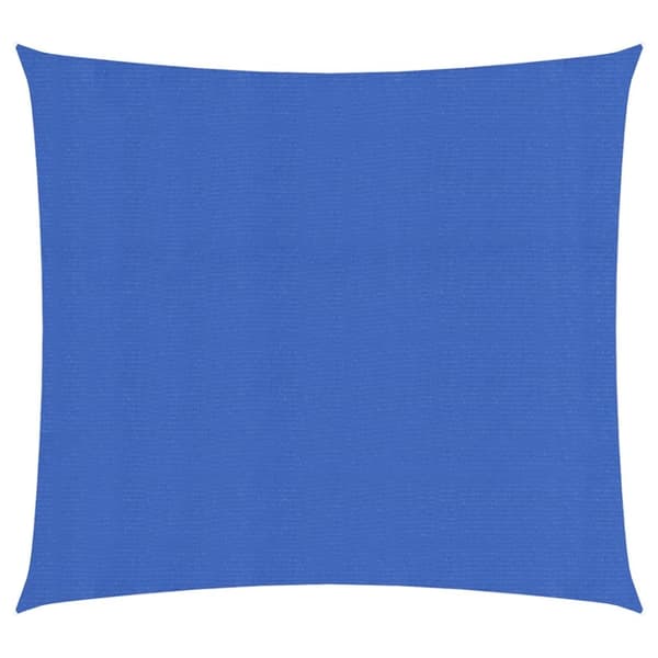 Solsegel 160 g/m² fyrkantig blå 4x4 m HDPE