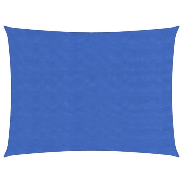 Solsegel 160 g/m² rektangulär blå 4x5 m HDPE
