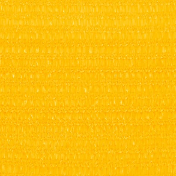Solsegel 160 g/m² rektangulär gul 3,5x5 m HDPE