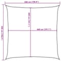 Pikkukuva 10 / 10: Aurinkopurje vaaleanharmaa 5x5 m 100% Oxford polyesteri