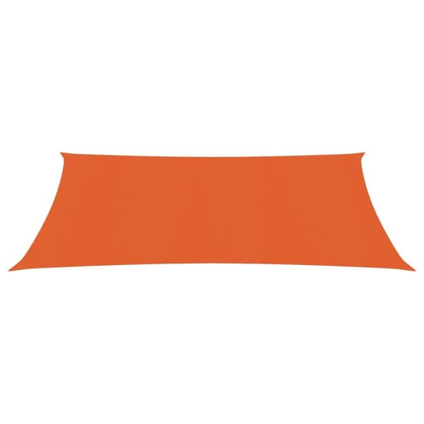 solsejl 160 g/m² 3,5x4,5 m HDPE orange